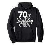 70e Anniversaire de l'équipe 70 Ans de Groupe Assorti Sweat à Capuche
