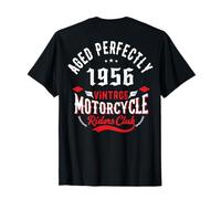 70e Anniversaire Homme 2026 Biker Cadeau Moto Chopper 1956 T-Shirt