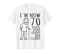 70e Anniversaire pour Lui/Hommes | I'm Now 70 Years Old | 70 Bday T-Shirt