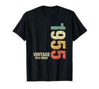 70ème Anniversaire 70 Ans Rétro Vintage Millésime 1955 T-Shirt