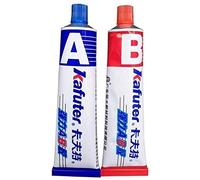 70g Magic Metal Mending Agent - Pâte de réparation de métal soudée à froid pour résistance à la chaleur industrielle Gel adhésif A&B - Séchage rapide - Imperméable - Résiste aux températures élevées