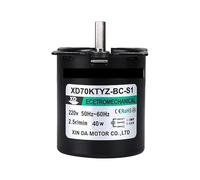 70KTYZ 40W AC Synchronous electronic starter 2.5rpm -110rpm Miniature Slow Speed Permanent Magnet Forward and Reverse electronic starter ICXLPMC(15rpm)