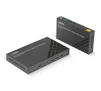 Lindy 38346 extension audio/video Émetteur et récepteur AV Noir