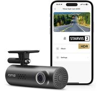 70mai Caméra de tableau de bord M200, Caméra avant 1080P HDR avec Sony STARVIS 2 IMX662, Vision nocturne améliorée, Ouverture F1,8, Solution MaiColor Vivid+, Wi-Fi et commande vocale
