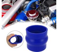 70mm 2.75" ID Droit Silicone Voiture Réducteur Tuyau Coupleur Tube Bleu