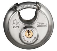 70mm, Acier Inoxydable Fermé Trempé Manille Disque Cadenas - 21 70 SB