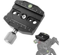 70mm Pince à dégagement Rapide de Type Arca Plaque,Arca Swiss Plateau Rapide Plaque,Plaque De Dégagement Rapide,trépied Plateau à dégagement Rapide pour Trépied Monopode Rotule Caméra