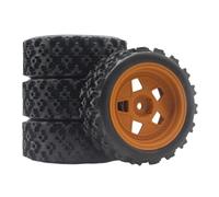 70mm Pneu Roue Rallye pour Tamiya pour TT01 pour Tt02 PTG-2 1/10 | Offre une adhérence ferme sur asphalte et humide. Pour les étapes de rallye, pneus caoutchouc 70mm. Pneus
