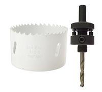 70mm scie cloche HSS bimétal Scie Lame Cutter Drill et percer Adaptor Arbor