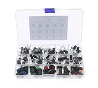 70Pcs 10Value 3Pin RV09 Vertical Adjustable Seal Rotary Potentiometer Box Kit 1K 2K 5K 10K 20K 50K 100K 200K 500K 1M with knobs NWPNLXEA