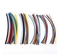 70pcs Coffret Tube Thermorétractable Polyoléfine sans Halogène Ratio 2:1 5 Tailles Kit Assortiment Gaines Isolantes Électriques Protection Fils Câbles Boîte Rangement