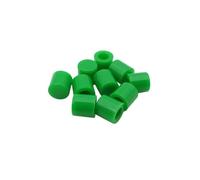 70Pcs/Set Button Cap 7 Color 6x6mm A56 Round Tactile Push Button Switch Hat Cover Kit 6mm Height Power Switch Lids NWPNLXEA(70Pcs x Green)