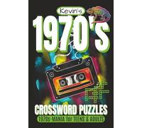 70s Crossword Puzzles: Retro Crossword Puzzles with Easy to Read Print about 1970s Culture, Movies, 70s Music and More! | 6 x 9 inches | 120 pages | 60 Puzzles | Fun for Vacations, Travel and Downtime
