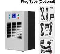 70W 20L Petit chauffe-eau pour aquarium et refroidisseur Aquarium Chiller Semiconductor Electronic Aquarium Cooler LCD Display Quiet Digital Fish Tank Cooling & Heating System Small-Scale Refrigeratio