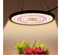 70W Lampe pour plantes LED spectre complet Lampe de croissance pour plantes 144led Lumière du jour et lumière rose Lampe de croissance pour plantes d'intérieur Légumes Serre Culture