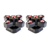 70W Mini Lyre LED Tête Mobile Lumière de Scène avec Télécommande,DMX512 LED Moving Head Lampe RGBW avec Stroboscope,4 Bras,Projecteur de Fête pour Disco Bar Club Mariage Noël Jeux de Lumiere,2 PCS