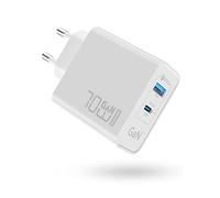 70W USB C Chargeur Rapide, 2 Ports PD GaN Chargeur Adaptateur Type C pour MacBook Pro/Air, Dell XPS 15, Google Pixel, iPhone 14/13, iPad Pro, Samsung Galaxy S22/S21