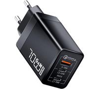 70W USB C Chargeur Rapide,PD 3.0 GaN Chargeur 3 Ports Adaptateur Type C pour MacBook Pro/Air,Dell XPS 15,iPhone 16/15/14,iPad Pro,Google Pixel,Samsung Galaxy S24/S23/S22/Note,Steam Deck,Switch