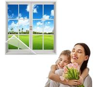 70x130cm Moustiquaire de Fenêtre en Maille, Moustiquaire de Fenêtre Facile à Installer Sans Perçage pour Tous Types de Fenêtre