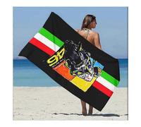 (70x140cm,#03)Valentino Rossi 46 Motorcycle Racing Microfiber Bath Towel Swim Beach Blanket UK