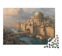 70x50cm/1000pcs Architecture de l'ancienne Babylone Jigsaw Puzzles À Faire Soi-même pour Adultes