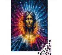 70x50cm/1000pcs Carte Céleste Circulaire Jigsaw Symboles du Zodiaque et des planètes Puzzles À Faire Soi-même pour Adultes