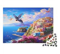 70x50cm/1000pcs Île, Cinque Terre Jigsaw Puzzles À Faire Soi-même pour Adultes
