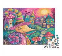 70x50cm/1000pcs Maire Escargot, Champignon Jigsaw Puzzles À Faire Soi-même pour Adultes