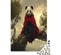 70x50cm/1000pcs Panda Roux du Cap Jigsaw Cicade d'arbre Puzzles À Faire Soi-même pour Adultes