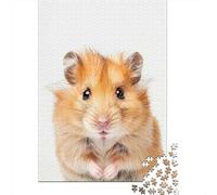 70x50cm/1000pcs, Puzzle 1000 Pièces, Cute Baby Hamster | Pour profiter d'un w nd calme à la maison : ce puzzle adulte 1000 pièces convient aux loisirs calmes en intérieur.