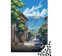 70x50cm/1000pcs, Puzzle 1000 Pièces pour Adultes, Shiraz, Iran Cityscape