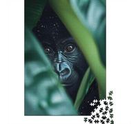 70x50cm/1000pcs, Puzzle Adulte avec 1000 Pièces, Gorilla in The Jungle
