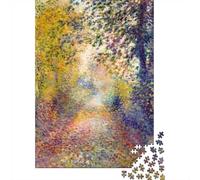 70x50cm/1000pcs, Puzzle Classique 1000 Pièces, Renoir in The Woods 1880