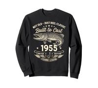 71 Ans Anniversaire Pêche Homme Original 1955 Édition Limité Sweatshirt