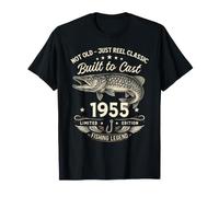 71 Ans Anniversaire Pêche Homme Original 1955 Édition Limité T-Shirt