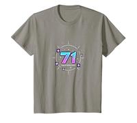 71 Years of Force Cadeau d'anniversaire Cosmique T-Shirt, Enfant, Ardoise, 3 Ans