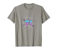 71 Years of Force Cadeau d'anniversaire Cosmique T-Shirt, Homme, Ardoise, XXL
