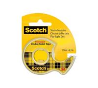 Scotch 136-D Distributeur avec bande double face portable 12 mm x 6.3 m