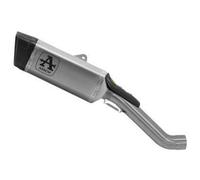 Arrow With Titanium Pista Silencer Aprilia Rsv 4 1100 Factory 2021-2022 Not Homologated Muffler With Link Pipe Argenté Not Homologated