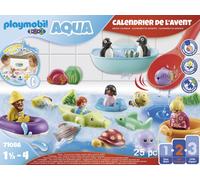 Playmobil 71086 Calendrier de l'Avent : 1.2.3 Aqua - avec 24 Surprises à découvrir pour Noël - Mes Premiers - Apprendre en s'amusant - pour Les Tout-Petits 18-36 Mois