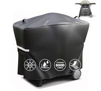 7112 Housse de Barbecue pour Weber Q2000, Q2200, Q2400, Q2000N+, Q2800N+, Q300, Q320, Q3000, Q3200, Housse BBQ 600D résistante, imperméable et Anti-UV