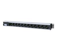 [711449] INTELLINET multiprise rackable 19 pouces 12 prises avec disjoncteur