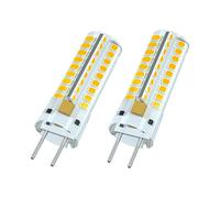 7117 Ampoule LED gy6.35, base gy6.35 / g6.35, ac12v, 2.5w lampe halogène de remplacement 25W, blanc chaud 2800-3000k, angle de faisceau de 360°, non dimmable (2 PCS) [Classe énergétique a +]