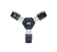 711L EDC Tournevis en Y, porte-embout hexagonal de 6,35 mm ouille hexagonale de type Y, clé tri, poignée de clé hexagonale I compact pour vélo et scooter (noir)