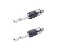 711L Lot de 2 embouts hexagonaux et douilles carrées 2 en 1 - Remplacez les douilles par des embouts de tournevis en un clin d'œil