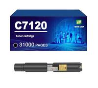 7120 C7120 Cartouche De Toner Compatible avec Les Imprimantes pour Xerox VersaLink C7120 C7125 C7130, Haut Rendement 31 000/20 000 Pages,Black-1 Pack