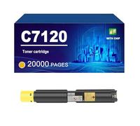 7120 C7120 Cartouche De Toner Compatible avec Les Imprimantes pour Xerox VersaLink C7120 C7125 C7130, Haut Rendement 31 000/20 000 Pages,Yellow-1 Pack