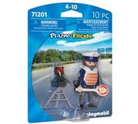 71201 Playmobil Policier et radar Multicolore G