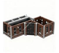 713 pièces MOC Heroes DCD Batman Arkham Asylum - Ensemble compatible du premier étage - Blocs de construction modèles - Jouet d'architecture - Cadeaux de festival PDF Manual By Email