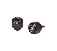 7130 - contrepoids courts en aluminium pour guidon, 20mm COULEUR NOIR